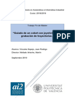 Vizcaíno - Guiado de Un Cobot Con Joystick para La Grabación de Trayectorias