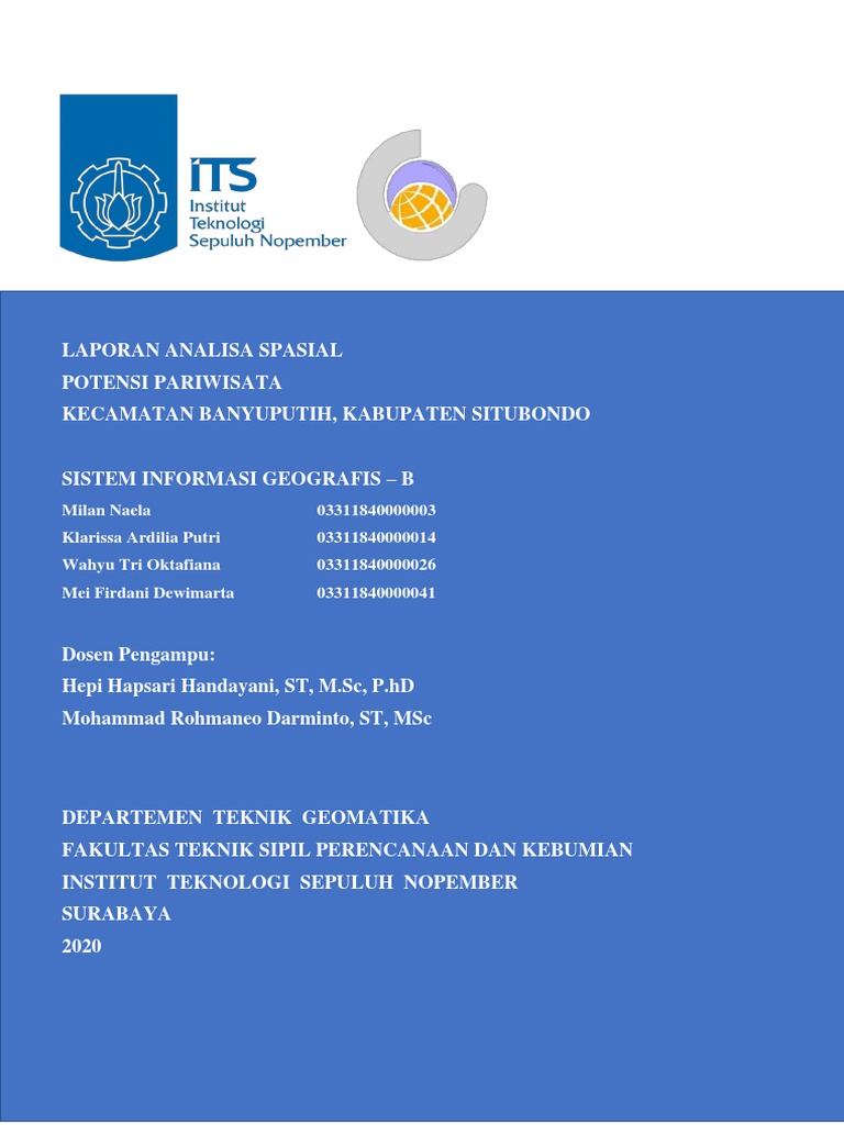 Kelompok 1 03 14 26 41 Laporan Analisis Spasial Pdf