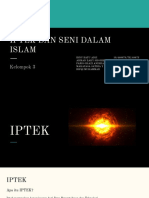 Iptek Dan Seni Dalam Islam