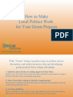 Leveraging Local Politics On Your Green Projects