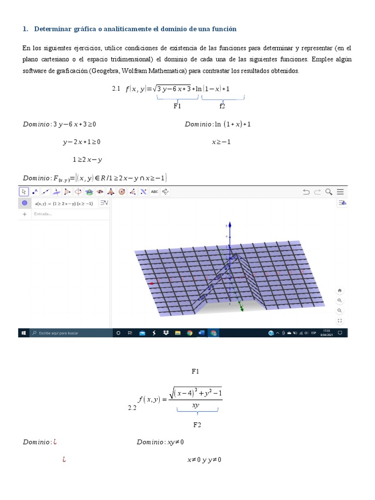 Trabajo De Matematica Iii Pdf