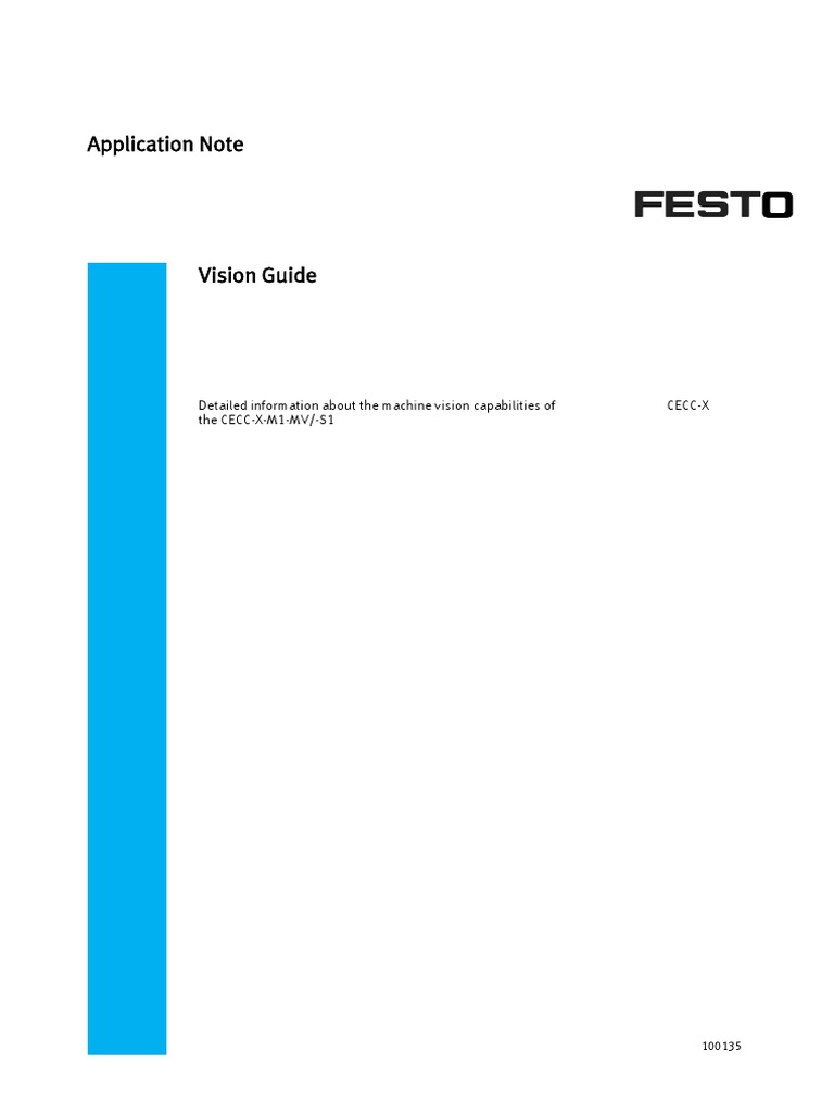 App Note Vision Guide CECC | PDF | Camera Lens | Power Supply