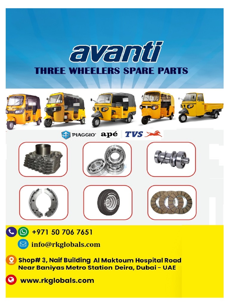 Bajaj Auto Rickshaw Spare Parts List Pdf | Reviewmotors.co