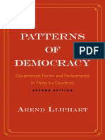 Lijphart, A. Patterns of Democracy - Government Forms and Performance in Thirty-Six Countries (2012)