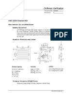 AISC DG31 Example 002 - Software Verification of Non-Composite Cellular Beam Design