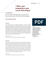 Proyecto de Vida Unapropuesta Terapéutica Quese Enmarca en La PsicologíaPositiva