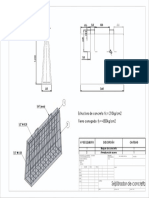 Plano Separador de Concreto