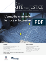 L'Enquête Criminelle La Trace Et La Preuve by Institut National Des Hautes Études de La Sécurité Et de La Justice