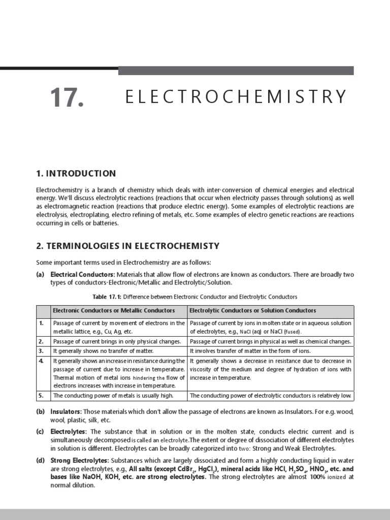 Introduction to Electrochemistry Concepts | PDF | Electrochemistry | Ion