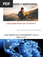 Aislamiento y Asertividad