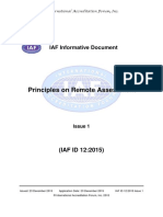 IAF ID 12_2015 Issue 1 Evaluaciòn Remota