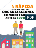 Guía Rápida para El Trabajo de Las Organizaciones Comunitarias Ante El COVID 19
