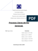 Informe 5. Procesos Claves de Rol Gerencial.