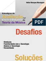 Estratégias de Avaliação No Ensino À Distância Da Teoria Musical