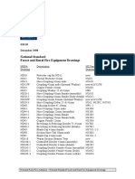 Waterway Equipment Drawings List