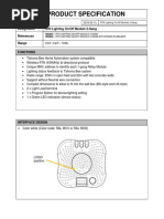 RTN Lighting OnOff Module 2-Gang - Product Specification