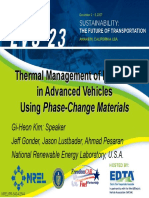 Thermal Management of Batteries