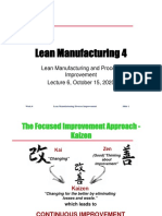 Lean Manufacturing 4 - Kaizen