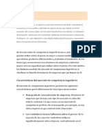 Características Del Mercado de Competencia Imperfecta