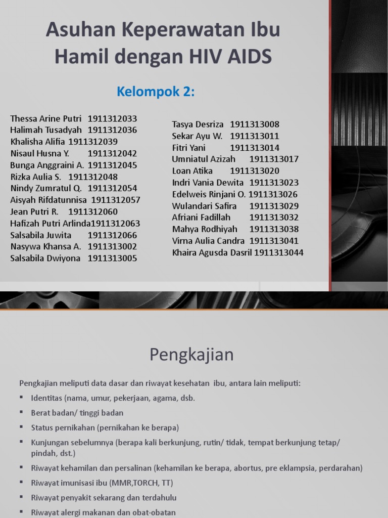 Asuhan Keperawatan Ibu Hamil Dengan HIV AIDS | PDF