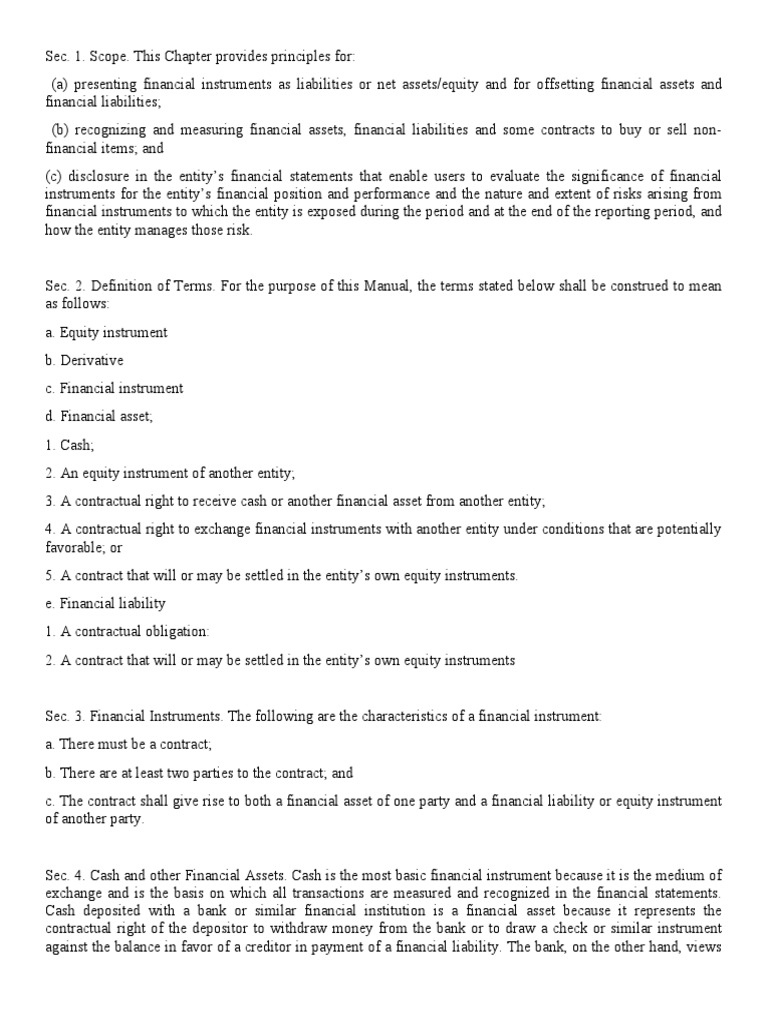 Financial Instrument Summary PDF Derivative (Finance) Hedge (Finance)