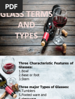 Glass Terms AND Types