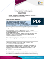 Guía y Rúbrica de Evaluación - Resiliencia - Momento 4