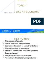 Topic 1 Thinking Like An Economist