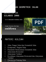 Kuliah 1 Dasar-Dasar Rekayasa Transportasi