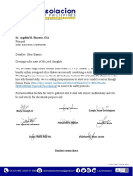 TVL COOKERY 2 - GROUP 2 - Request Letter