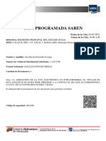 Cita Programada Saren