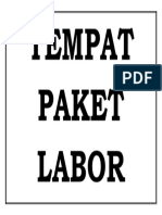 Tempat Paket Labor