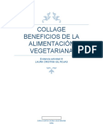 Collage Beneficios de La Alimentación Vegetariana.