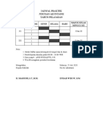 Jadwal Praktek Jurusan Akuntansi Tahun Pelajaran