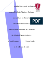 Constituciones y Formas de Gobierno, Proyecto