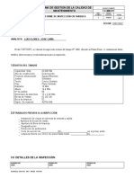 FO-MM-011 INFORME DE INSPECCIÓN EN TANQUES N° 1080 RESOR