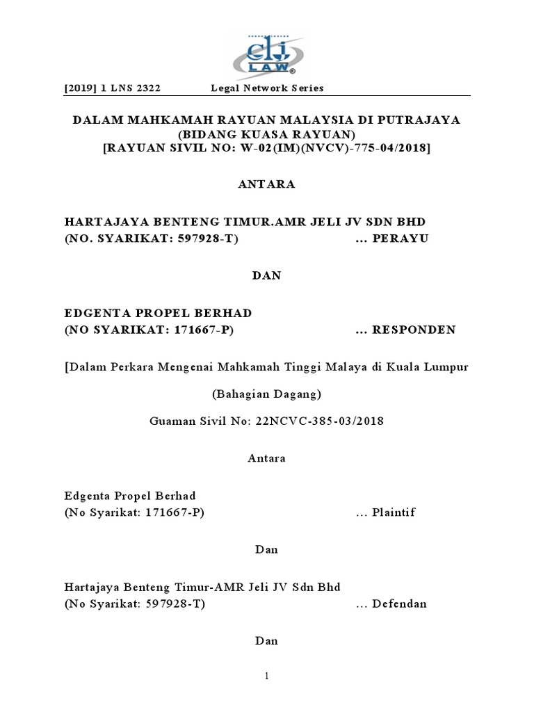 Lns 2019 1 2322 Puukm1 Pdf Judgment Law Lawsuit