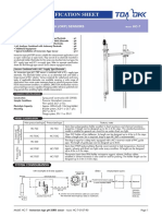 Specification Sheet: Immersion Type PH (Orp) Sensors HC-7