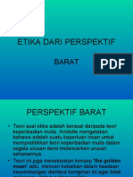 Etika Dari Perspektif Barat