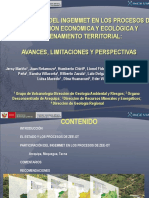 Participación Del Ingemmet en Los Procesos de Zonificación Económica Y Ecológica Y Ordenamiento Territorial: Avances, Limitaciones Y Perspectivas