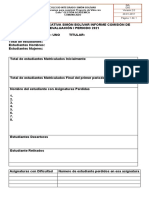 Informe Comisión de Evaluación I Periodo 2021