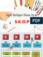 Jom Belajar Bina Ayat! SKOP