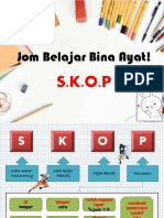 Jom Belajar Bina Ayat! SKOP