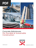 Concrete Admixtures: For Durable & Sustainable Construction