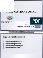 5.1 Aritmatika Sosial (Penjualan, Pembelian, Keuntungan, Dan Kerugian)