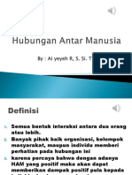 Hubungan Antar Manusia