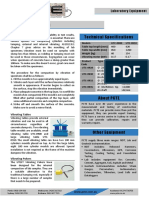 Sample Compaction: Technical Specifications