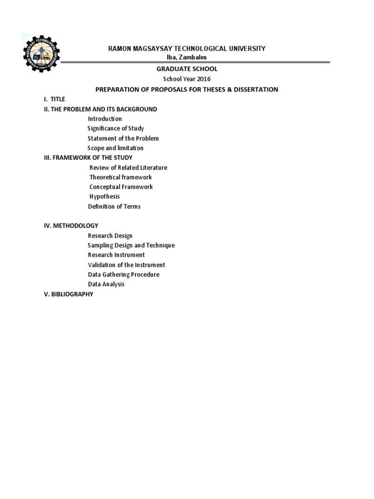 Thesis Proposal Preparation Guide | PDF | Technology & Engineering