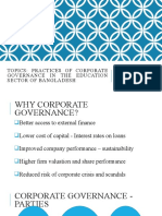 Presentation On Corporate Governance