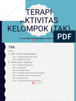 Terapi Aktivitas Kelompok (Tak) : By: Ns. Encik Putri Ema Komala, M.Kep., SP - Kep.J